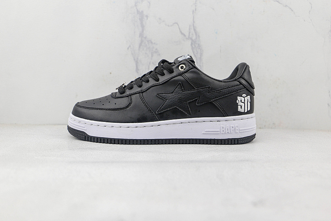 Bape [BAPE STA SK8 TO NIGO BLACK/BLACK/WHITE]-[WOMAN:36-39]-[MAN:40-45], photo 1