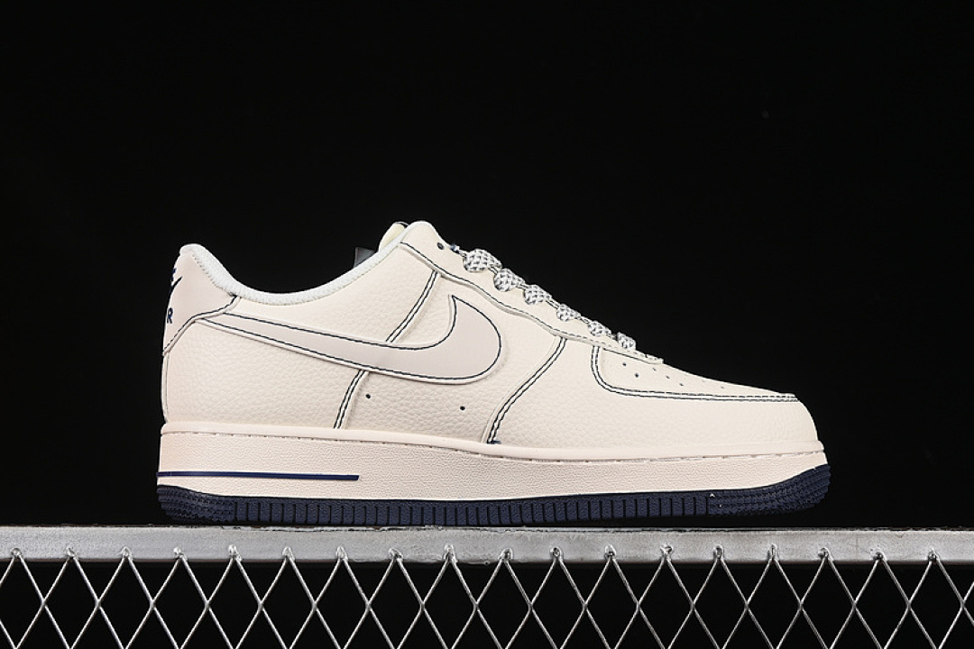 Nike [XX3168-160]-[AIR FORCE 1 07 LOW LV WHITE/BLUE/BLACK]-[WOMAN:36-39]-[MAN:40-45] - Image 16