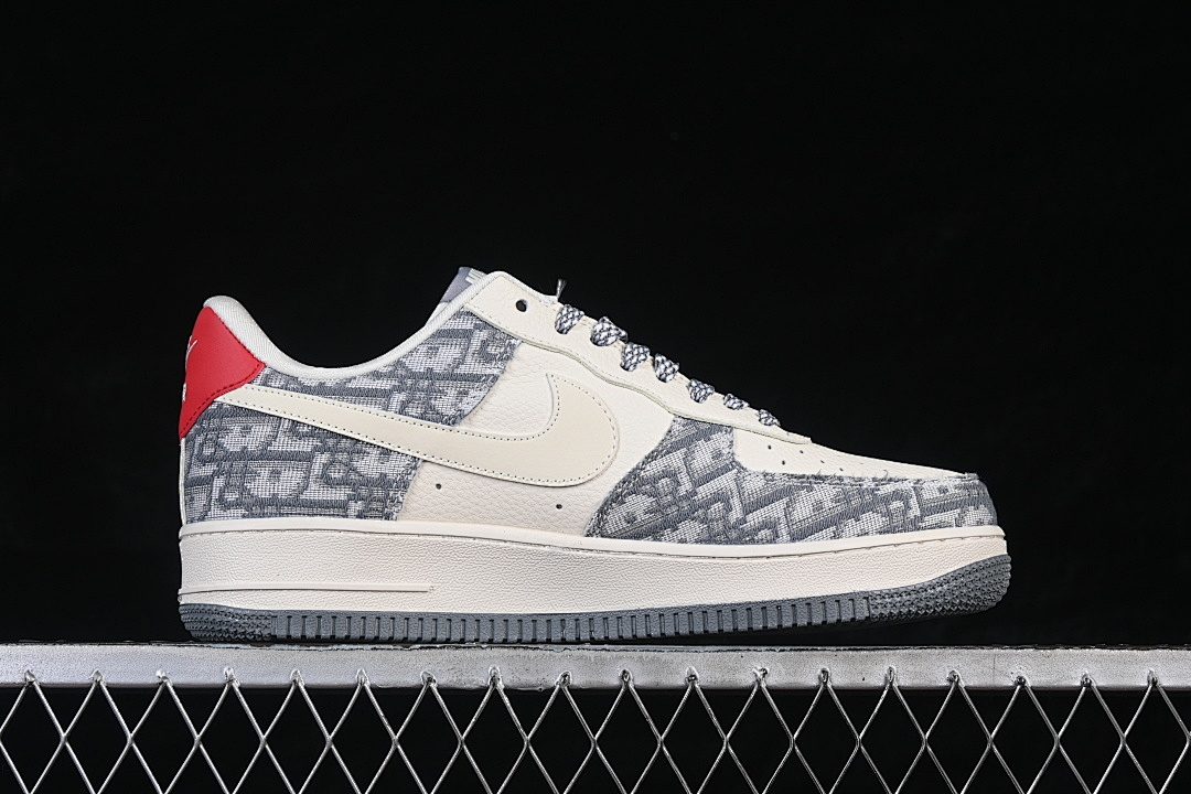 Nike [DN1688-812]-[AIR FORCE 1 07 LOW WHITE/GREY/RED]-[WOMAN:36-39]-[MAN:40-45] - Image 16