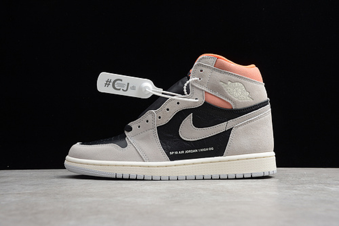 Jordan [555088-018]-[CJ AIR JORDAN 1 RETRO HIGH GREY/HYPER CRIMSON-WHITE-BLACK]-[MAN:40-45], photo 1