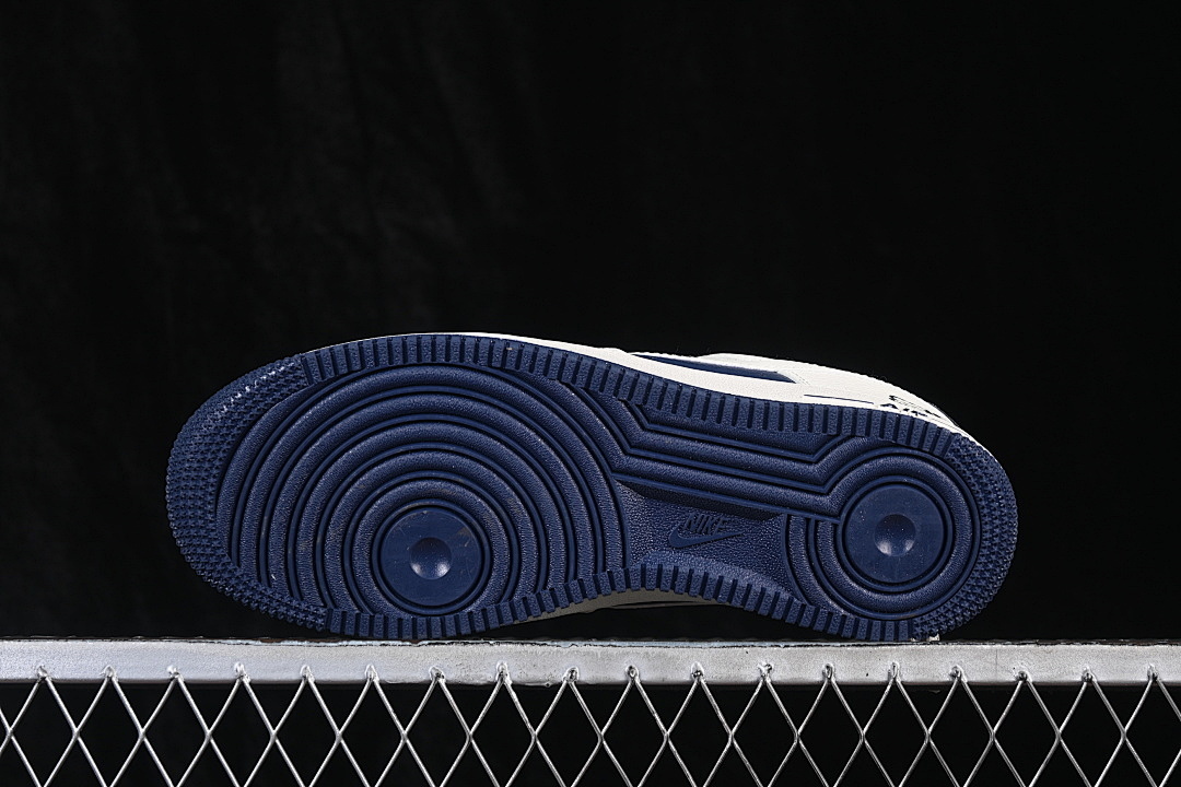 Nike [DN1688-817]-[AIR FORCE 1 07 LOW CASUAL SNEAKERS BEIGE/NAVY BLUE]-[WOMAN:36-39]-[MAN:40-45] - Image 15