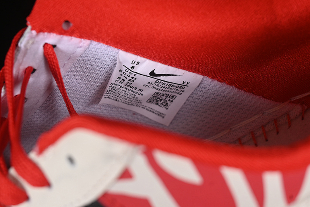 Nike [DF0188-020]-[AIR FORCE 1 07 LOW WHITE/RED/BLACK]-[WOMAN:36-39]-[MAN:40-45] - Image 6