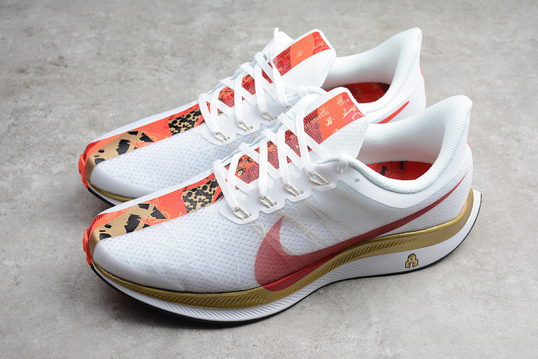 Nike [BV6657-176]-[ZOOM PEGASUS 35 TURBO WHITE/RED/GOLD]-[MAN:39-45]-[OG00120] - Image 12