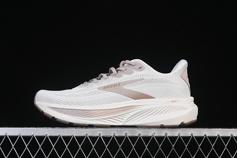 BROOKS GHOST 17 BROWN/WHITE · 1204311B092, photo 1