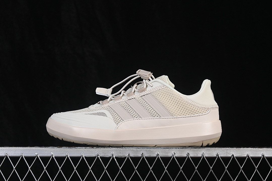 ROAMBOAT LOW-TOP RUNNING SHOES BEIGE/BEIGE/BEIGE · JH9757, photo 1