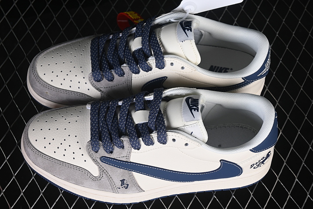 Jordan [MY9969-803]-[AIR JORDAN 1 LOW OG SP WHITE/GREY/BLUE]-[WOMAN:36-39]-[MAN:40-45] - Image 3