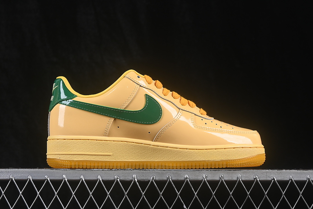 Unbranded [IO4489-700]-[AIR FORCE 1 07 LOW TOPAZ GOLD YELLOW/DARK GREEN]-[WOMAN:35.5-39]-[MAN:40-47.5] - Image 15