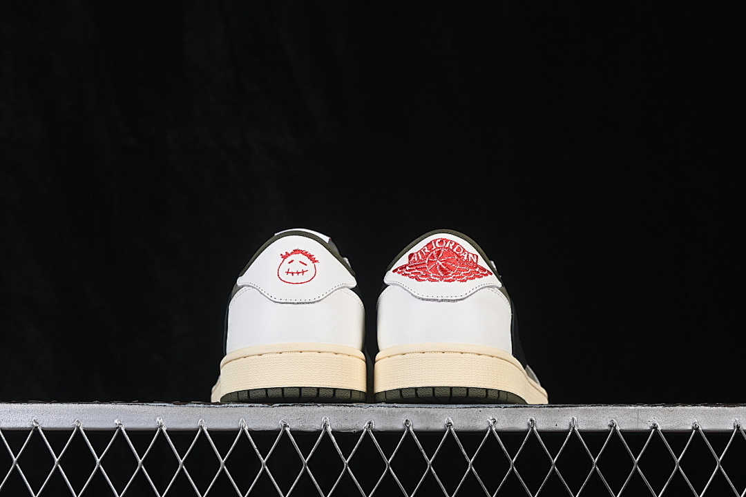 Jordan [DM7866-200]-[TRAVIS SCOTT AIR JORDAN 1 LOW OG WHITE/GREEN]-[WOMAN:36-39]-[MAN:40-48.5] - Image 14