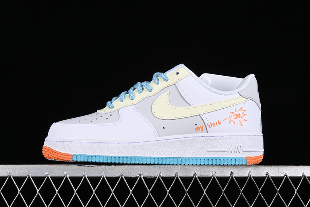 Nike Nike AIR FORCE 1 07 LOW WHITE/BLUE/GREY/BEIGE · DH2920-111, photo 1
