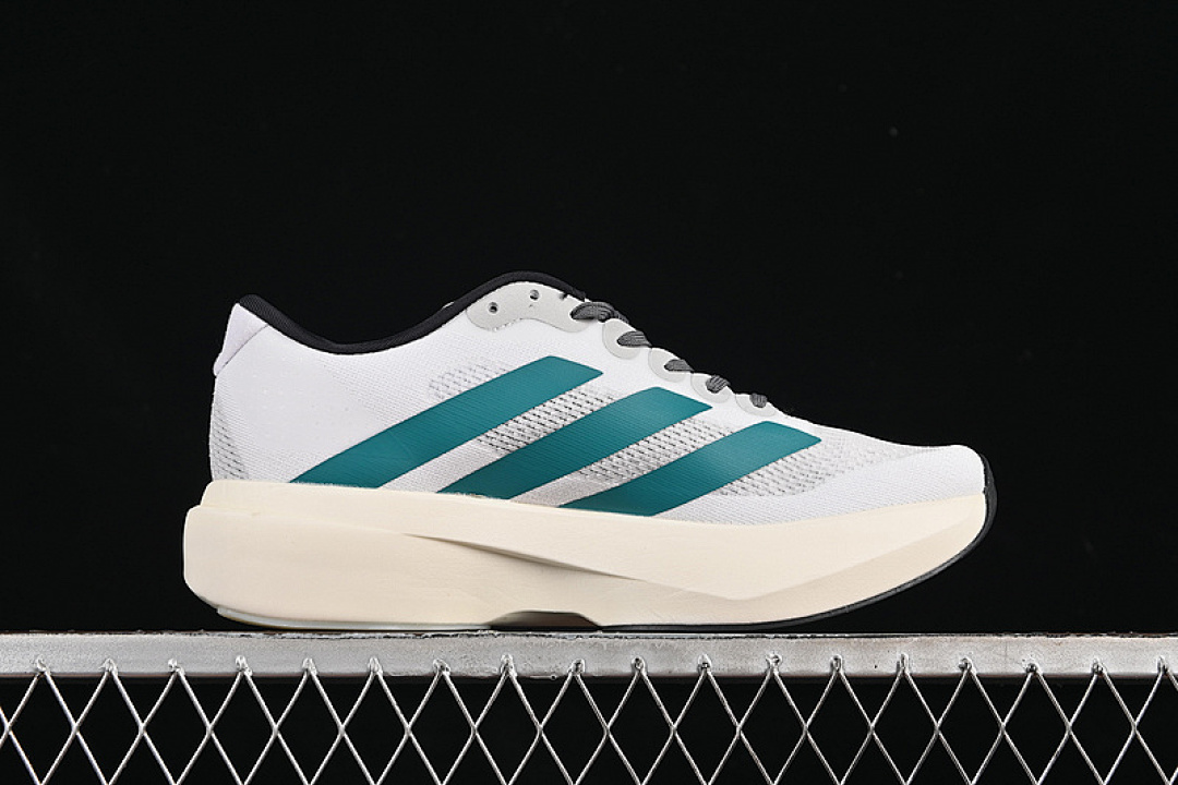 Adidas [JS4487]-[ADIZERO EVO SL WHITE/GREY/GREEN]-[WOMAN:36-39]-[MAN:40-45] - Image 16