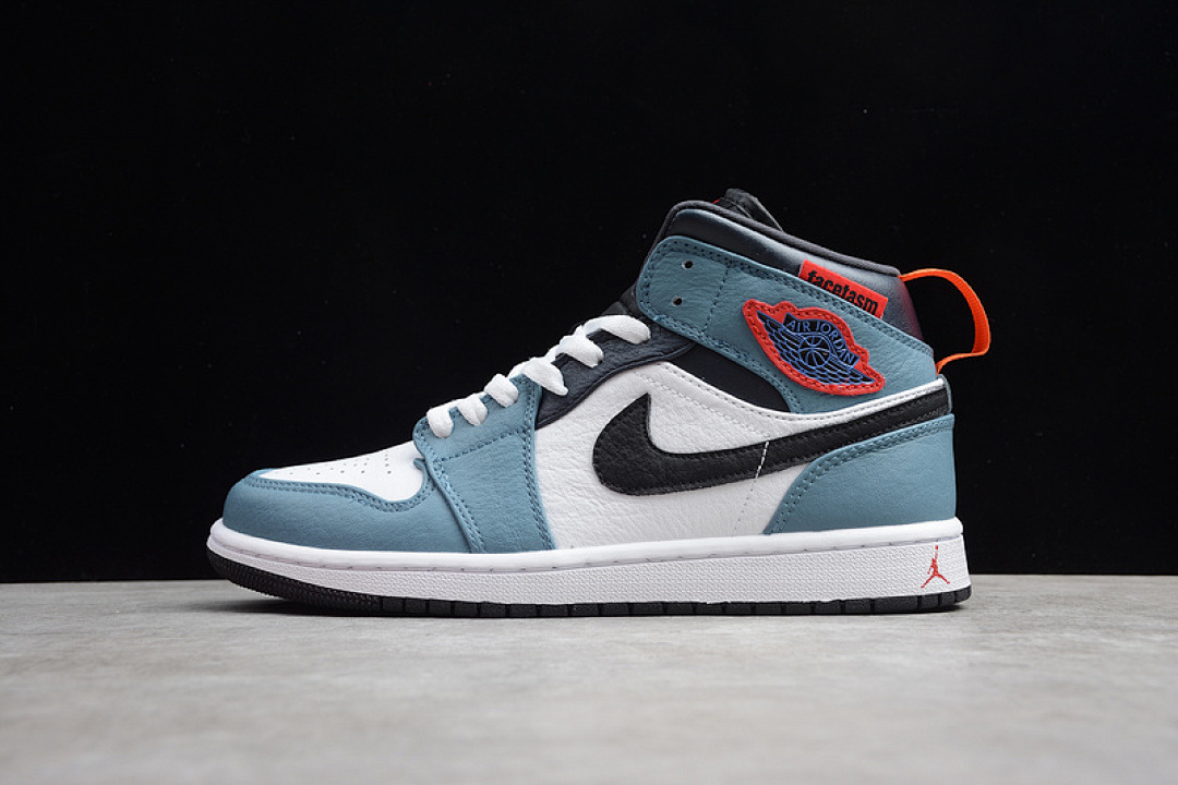 Jordan [CU2802-100]-[GZ AIR JORDAN 1 MID FEARLESS FACETASM WHITE/BLUE]-[UNISEX:36-47], photo 1
