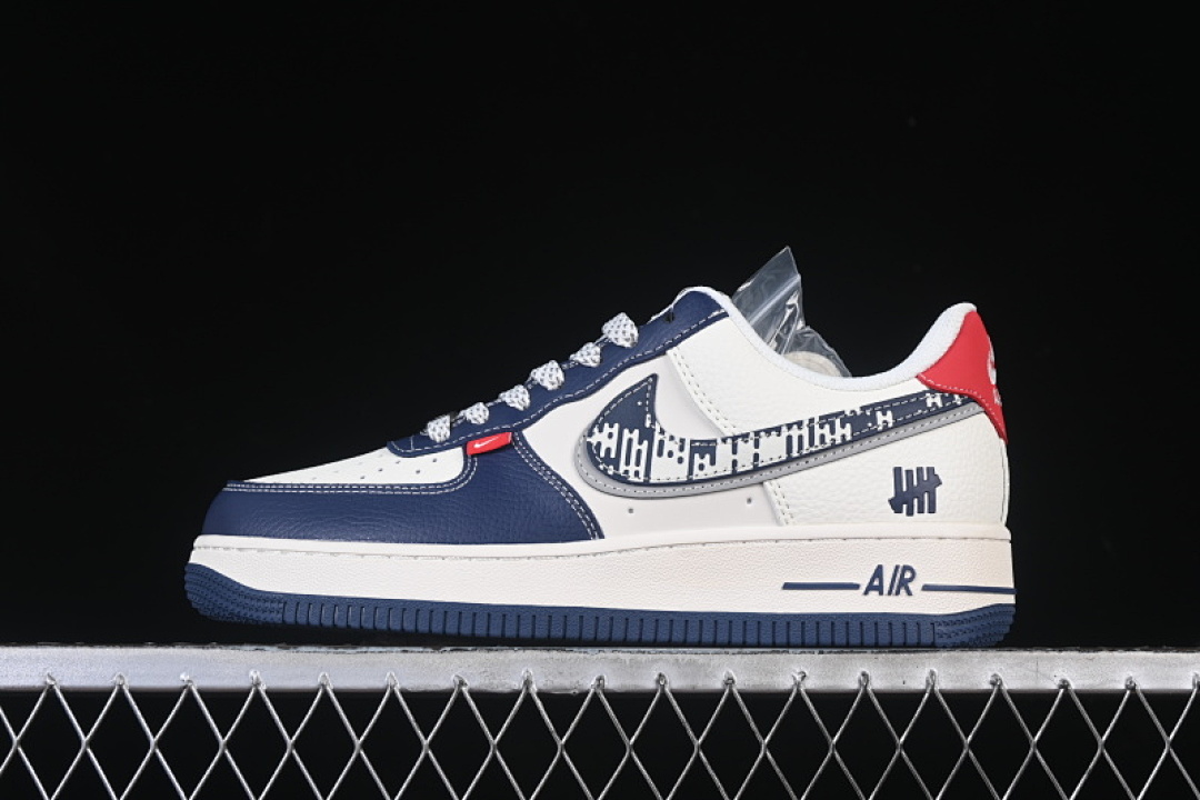 Nike [JP8028-005]-[AIR FORCE 1 07 LOW UN WHITE/BLUE/RED]-[WOMAN:36-39]-[MAN:40-45] - Image 2