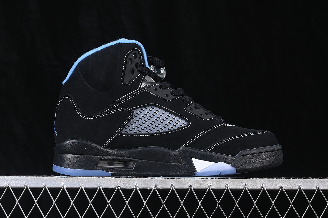Unbranded [DD0587-008]-[AIR JORDAN 5 RETRO AJ5 BASKETBALL SHOES BLACK/SKY BLUE]-[WOMAN:36-39]-[MAN:40-49] - Image 15