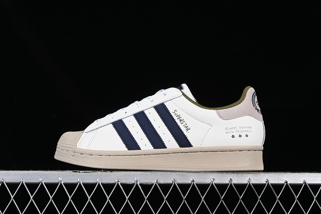 Adidas SUPERSTAR WHITE/GREY/BLACK/BROWN · IG3852, photo 1