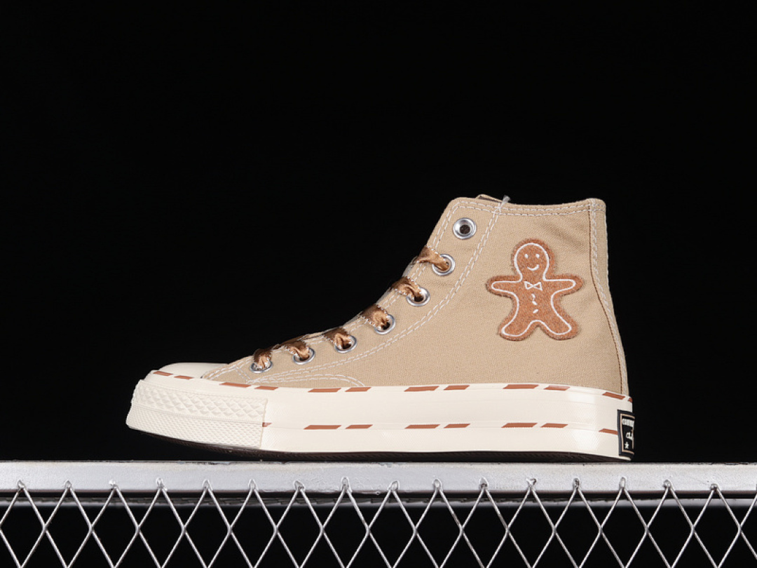 Converse Converse CHUCK TAYLOR ALL-STAR 70S HIGH KHAKI/WHITE/BROWN · A04282C, photo 1