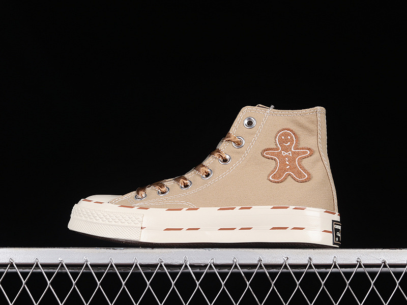 Converse Converse CHUCK TAYLOR ALL-STAR 70S HIGH KHAKI/WHITE/BROWN · A04282C, photo 1