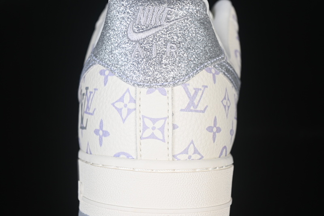 Nike [DF0188-078]-[AIR FORCE 1 07 LOW LV WHITE/BLUE/GREY]-[WOMAN:36-39]-[MAN:40-45] - Image 7