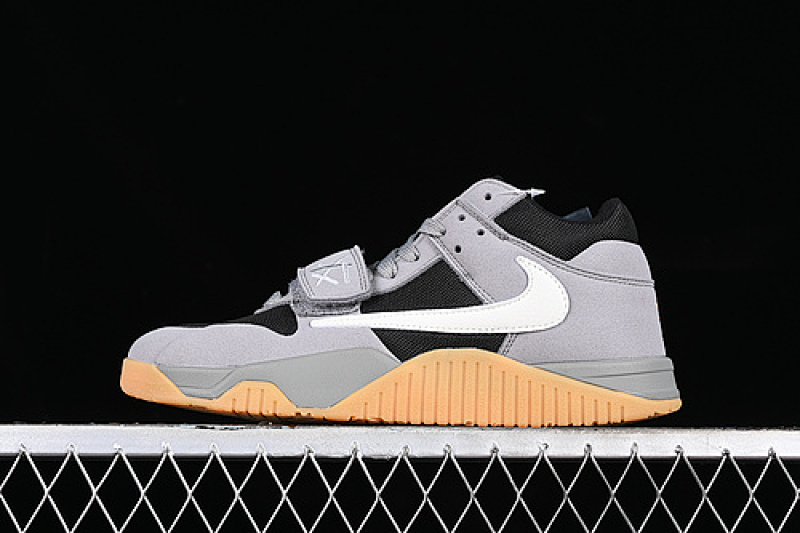Jordan TRAVIS SCOTT Jordan CUT THE CHECK WHITE/BLACK/GREY/BROWN · FZ8117-104, photo 1