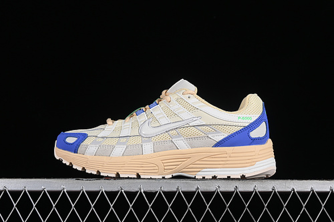 Nike Nike P-6000 COCONUT MILK/SAIL-MEDIUM BLUE-PHOTON DUST-ELECTRIC ALGAE-PALE VANILLA · FJ5443-113, photo 1