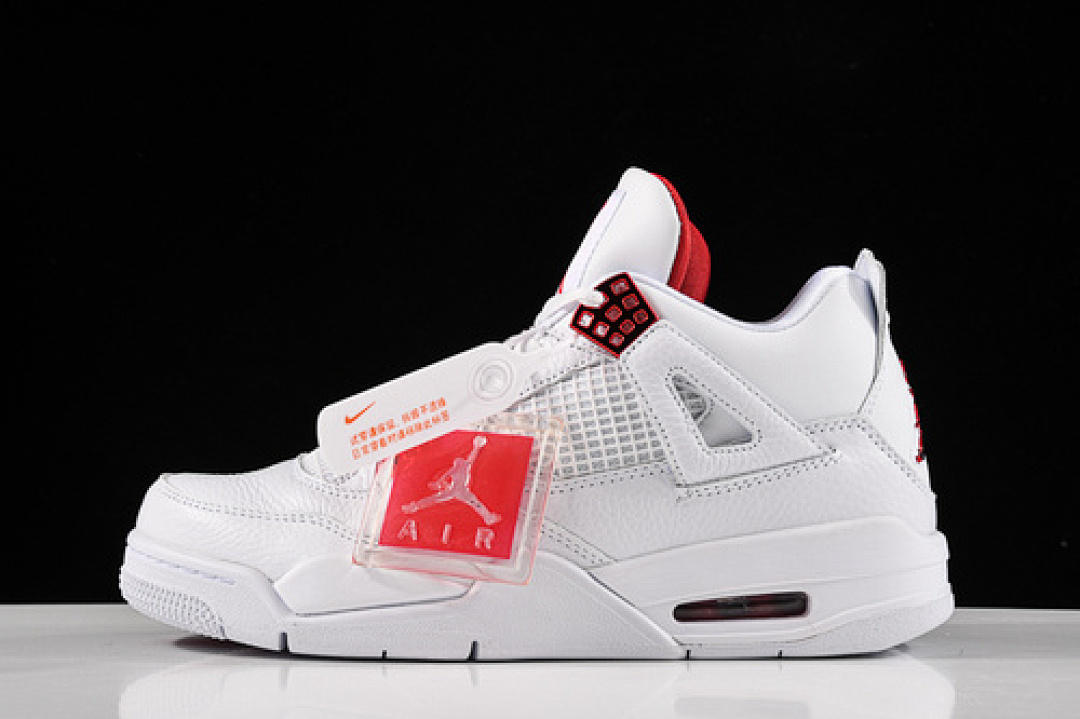 Jordan [CT8527-112]-[AIR JORDAN 4 RETRO WHITE/METALLIC SILVER-UNIVERSITY RED]-[MAN:40-47.5], photo 1