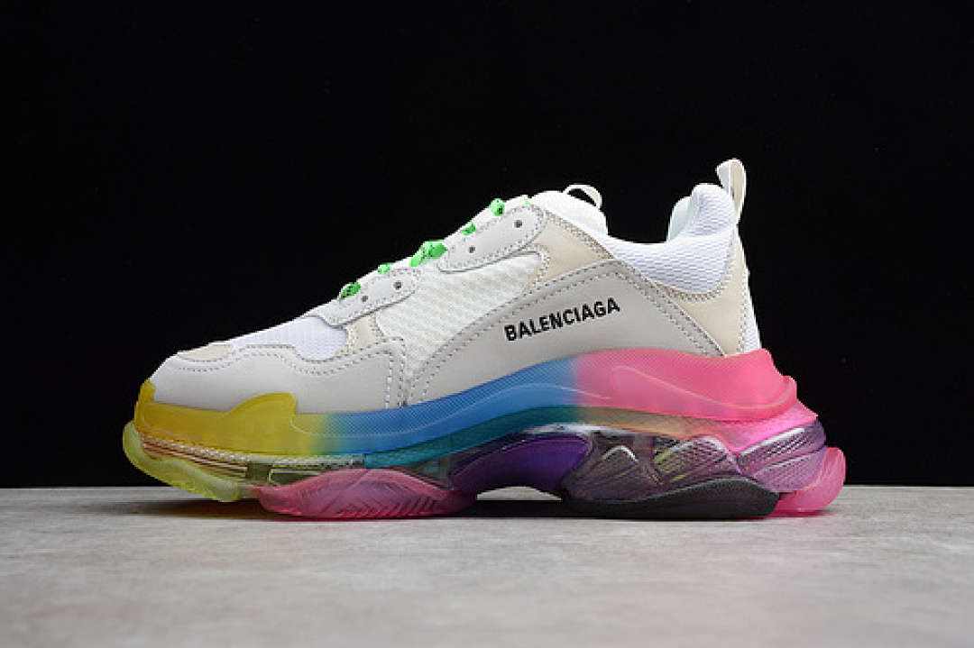 Unbranded [161-158-174]-[ECBA800616H]-[ZG TRIPLE S 3.0 WHITE/MULTI-COLOR]-[UNISEX:35-46], photo 1