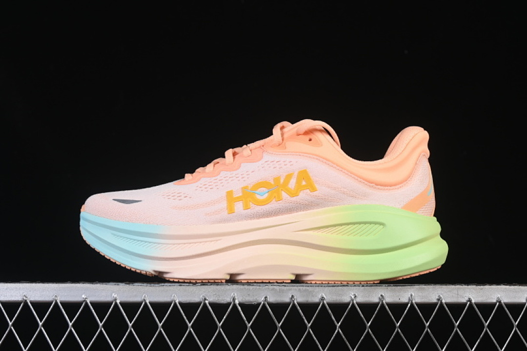 On Running On Running [1162011 FSTP]-[HOKA ONE BONDI 9 ORANGE/GREEN/BLUE]-[WOMAN:36-39]-[MAN:40-46], photo 1