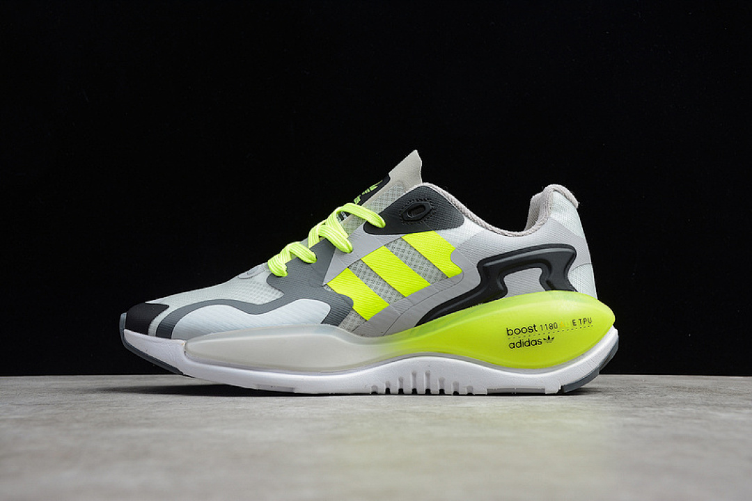 Unbranded [FV2523]-[ZX ALKYNE SHOES CLOUD WHITE/LIGHT GREY/BLACK-GREEN]-[WOMAN:36-39]-[MAN:40-45], photo 1