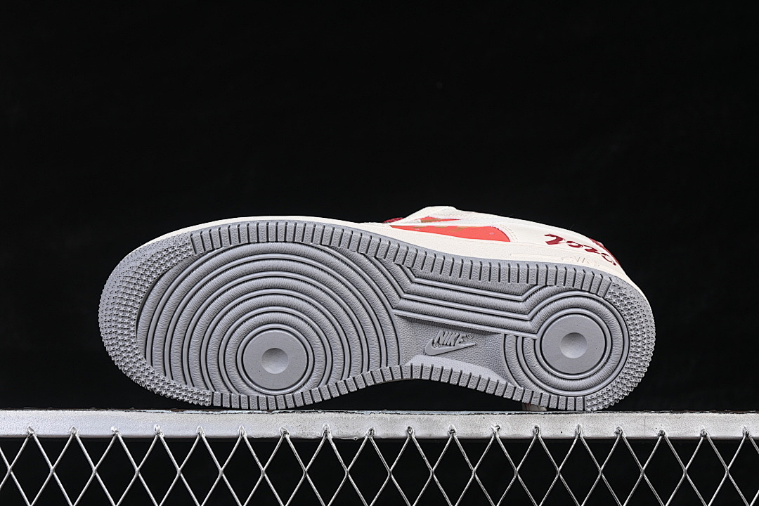 Nike [JP2026-151]-[AIR FORCE 1 07 LOW WHITE/RED/GOLD/GREY]-[WOMAN:36-39]-[MAN:40-45] - Image 15