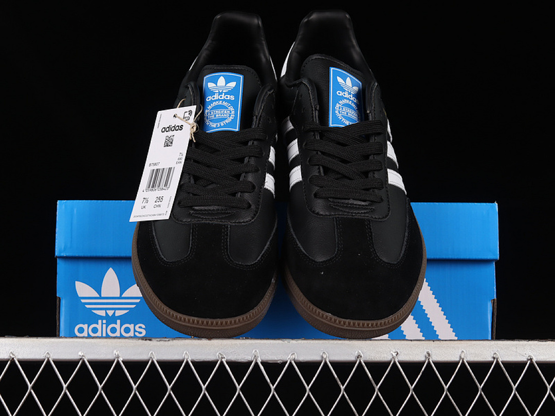 Adidas [B75807]-[SAMBA OG SHOES CORE BLACK/CLOUD WHITE/GUM]-[WOMAN:36-39]-[MAN:40-45] - Image 12