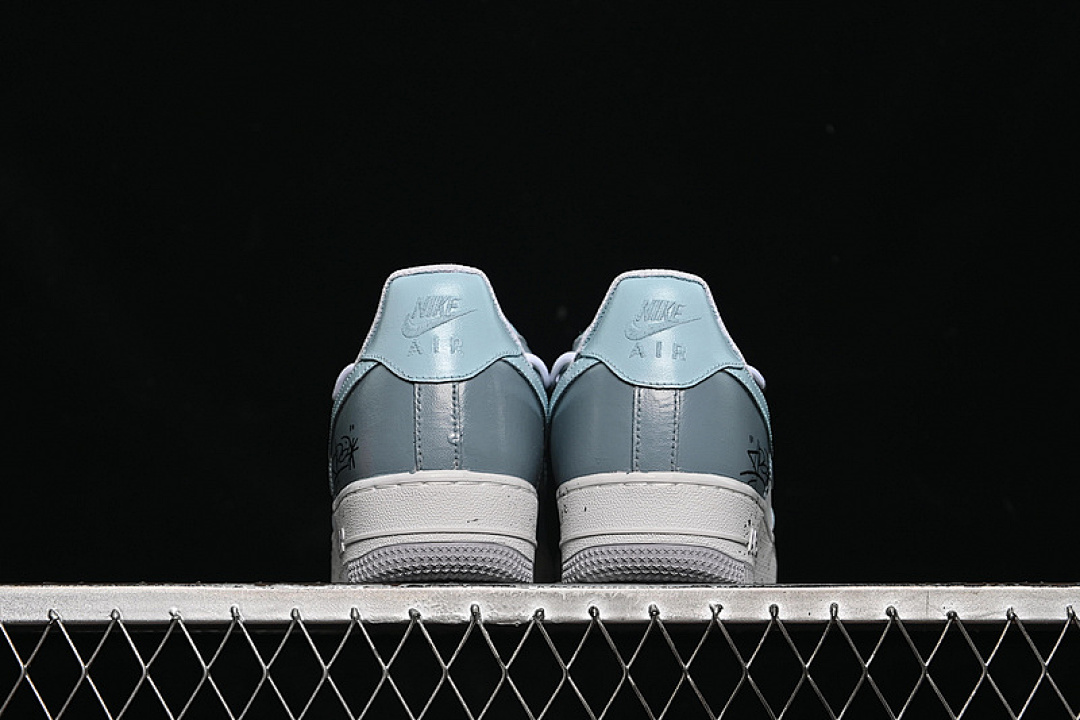 Nike [CW1888-006]-[AIR FORCE 1 07 LOW STARRY SKY TRAJECTORY WHITE/GREY/BLUE]-[UNISEX:36-45] - Image 15