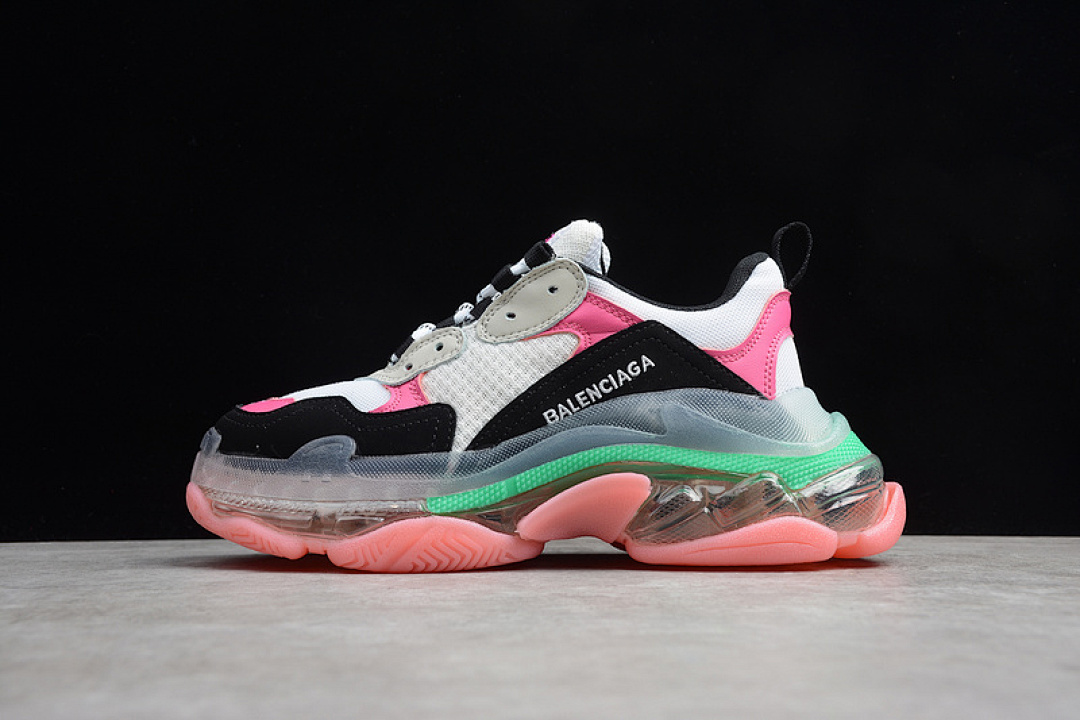 Unbranded [ECBA800616H]-[TRIPLE S SNEAKER DADSHOE PINK/MULTI-COLOR]-[WOMAN:36-40], photo 1