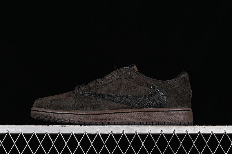 Jordan TRAVIS SCOTT X AIR Jordan 1 LOW OG DARK MOCHA/BLACK/VELVET BROWN · DM7866-202, photo 1