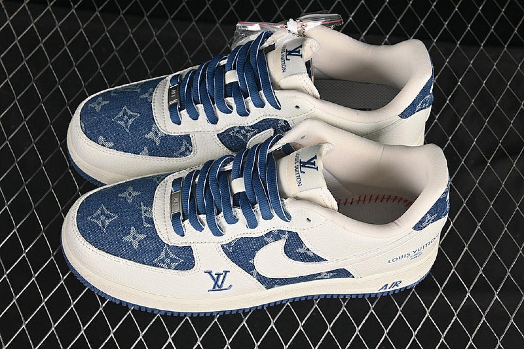 Nike [SC9207-536]-[AIR FORCE 1 07 LOW LV WHITE/BLUE]-[WOMAN:36-39]-[MAN:40-45] - Image 10