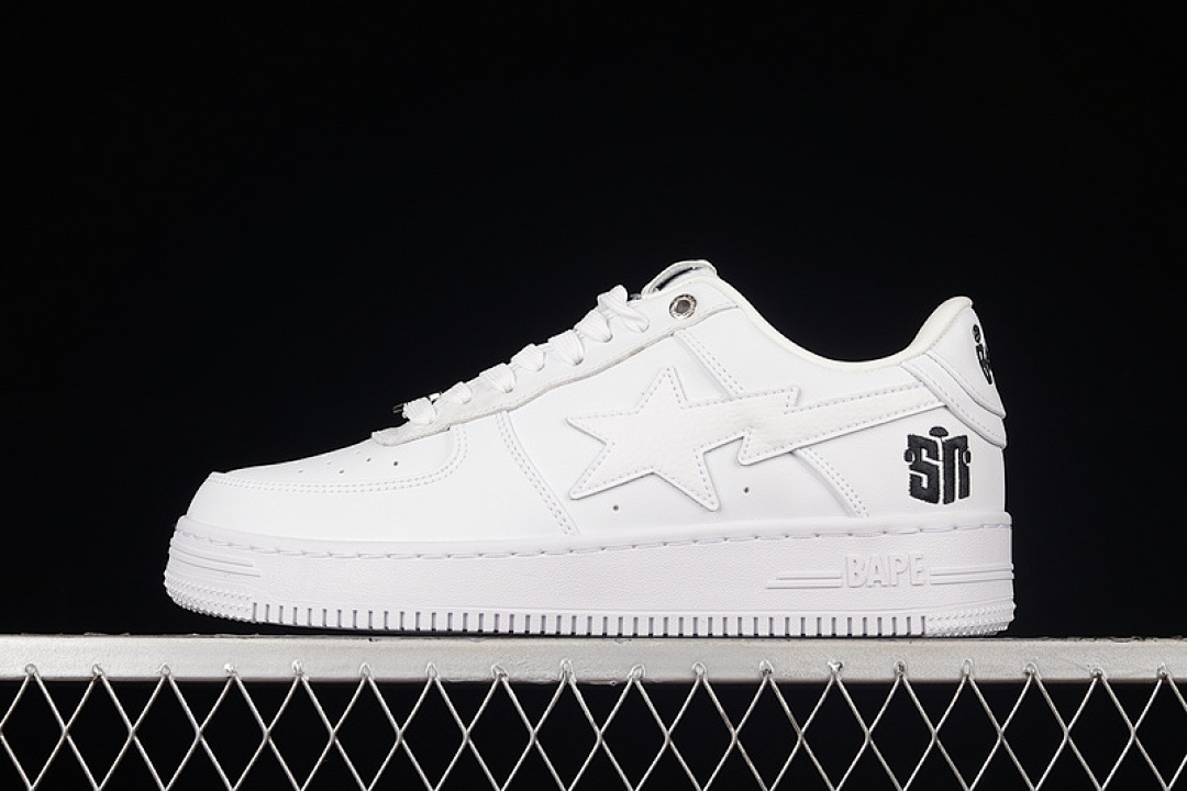 Bape HUMAN MADE Bape STA SK8 TO NIGO WHITE/WHITE/BLACK · 1H71191821, photo 1