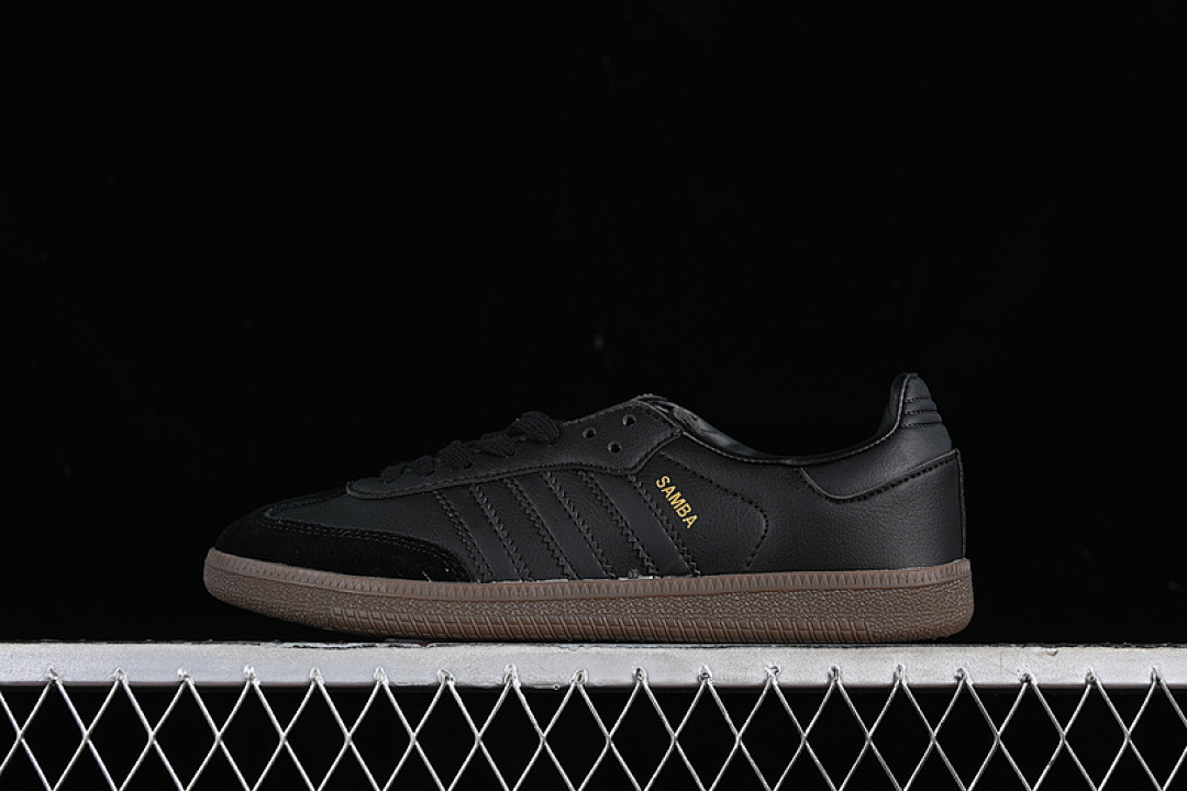Adidas [IE3438]-[SAMBA VEGAN BLACK/BLUE/BROWN]-[WOMAN:36-39]-[MAN:40-45] - Image 2