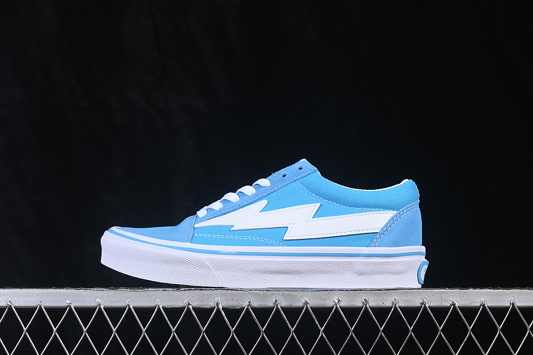 Revenge [REVENGE X STORM OLD SKOOL CASUAL SNEAKERS SKY BLUE/WHITE]-[WOMAN:35-39]-[MAN:40.5-44], photo 1