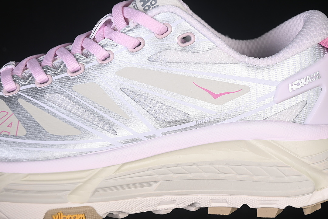 Hoka [1126851-SVRL]-[LIGHTWEIGHT MOUNTAIN RUNNING SHOES BEIGE/SILVER/PINK]-[WOMAN:36-39]-[MAN:40-45] - Image 8