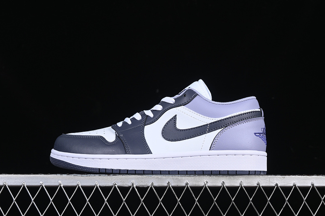 Jordan [553558-145]-[AIR JORDAN 1 LOW WHITE/BLUE/PURPLE]-[WOMAN:36-39]-[MAN:40-46], photo 1