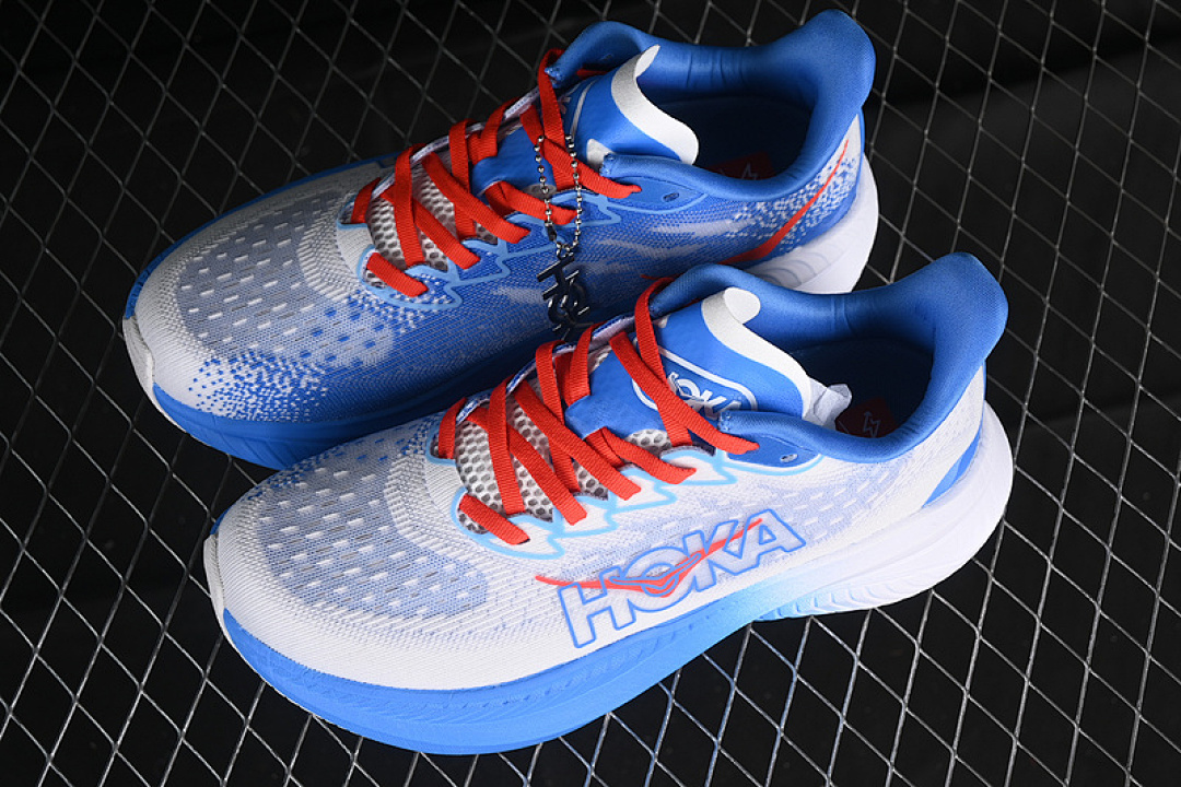 Chanel [1147790 WHTV]-[HOKA ONE MACH 6 WHITE/BLUE/RED]-[WOMAN:36-39]-[MAN:40-45] - Image 11