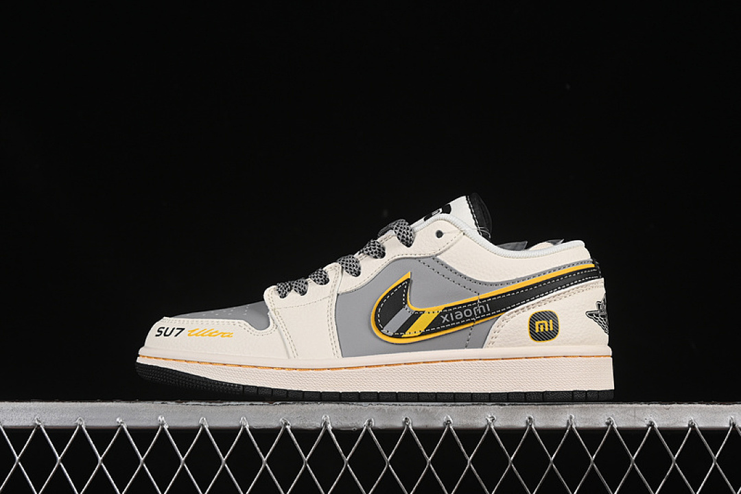 Jordan [XX3168-198]-[AIR JORDAN 1 LOW WHITE/GREY/GOLD]-[WOMAN:36-39]-[MAN:40-45], photo 1