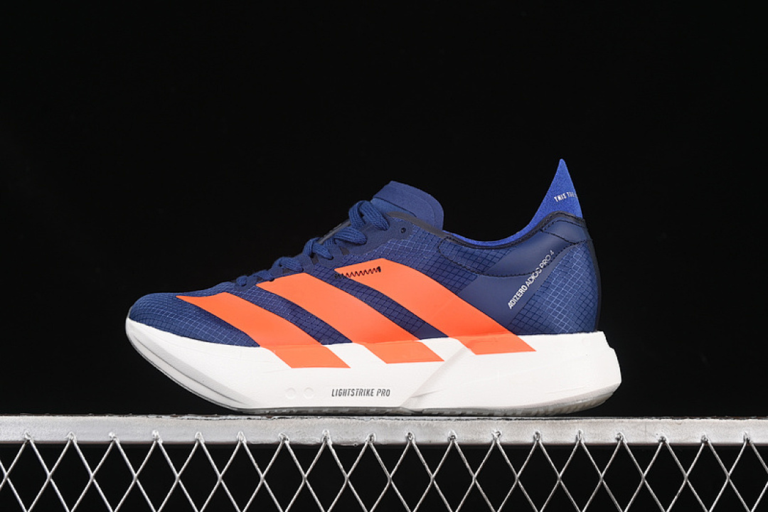 Adidas [JR6370]-[ADIZERO ADIOS 4 M WHITE/BLUE/ORANGE]-[WOMAN:36-39]-[MAN:40-46] - Image 16