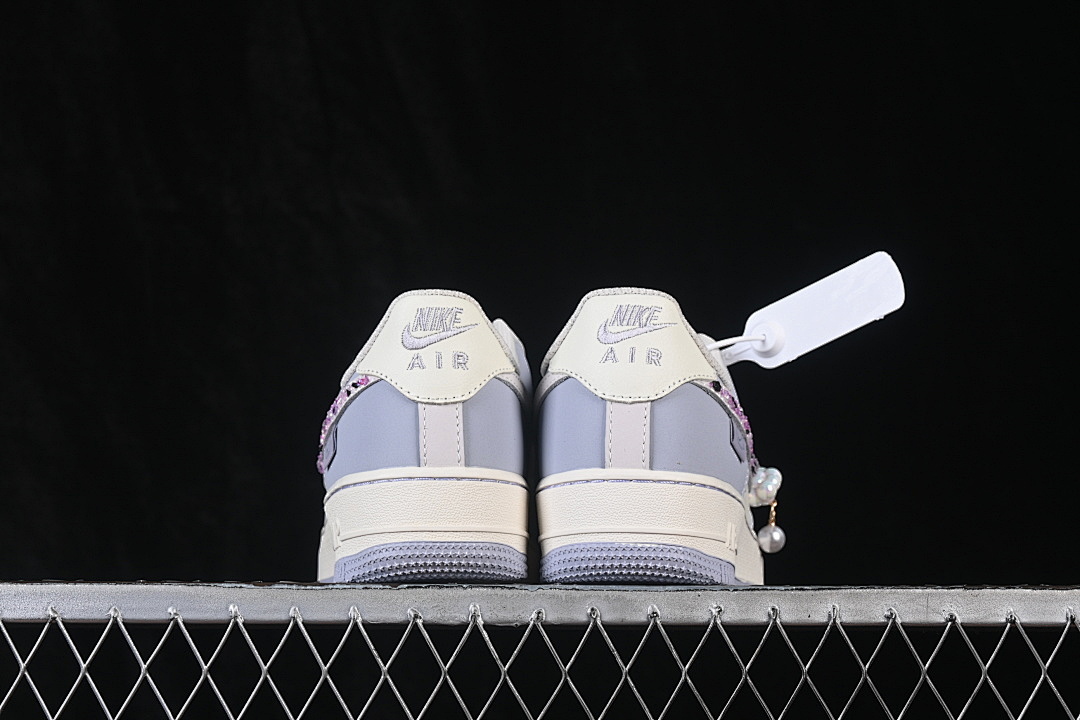 Nike [DB3301-212]-[AIR FORCE 1 07 LOW CASUAL SNEAKERS WHITE/BLUE/PURPLE]-[WOMAN:36-39]-[MAN:40-45] - Image 14