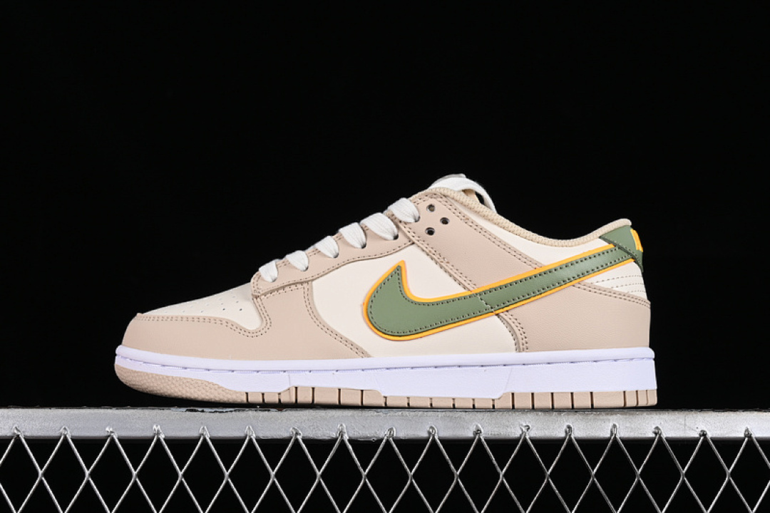 Nike Nike [FQ6869 131]-[DUNK LOW PALE IVORY/OIL GREEN/WHITE/LASER ORANGE/SANDDRIFT]-[UNSIZE:36-46], photo 1