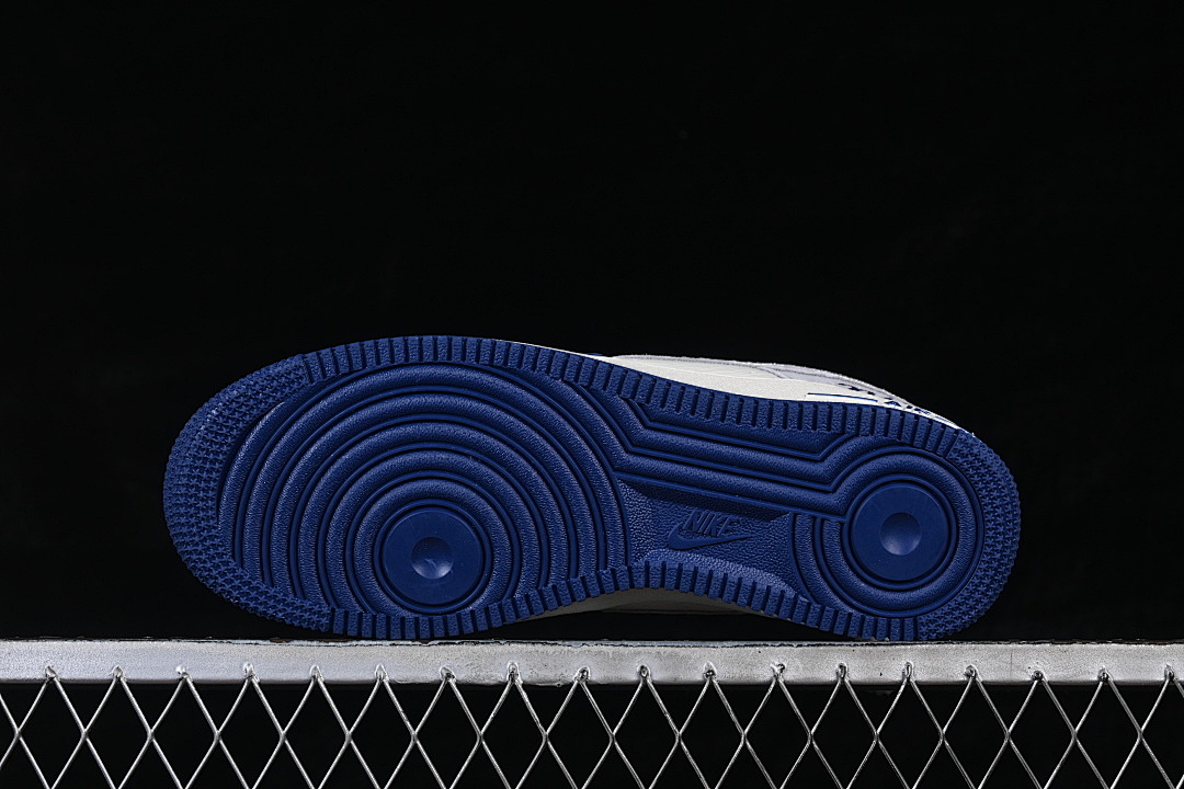 Nike [HM3703-161]-[AIR FORCE 1 07 LOW WHITE/GREY/BLUE]-[WOMAN:36-39]-[MAN:40-45] - Image 15