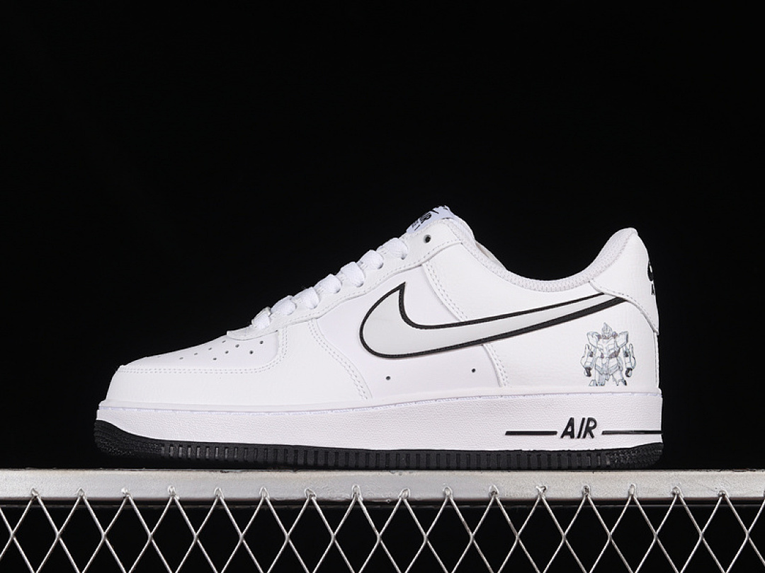 Nike [KK1256-657]-[AIR FORCE 1 LOW 07 WHITE/WHITE/BLACK]-[WOMAN:36-39]-[MAN:40-45], photo 1
