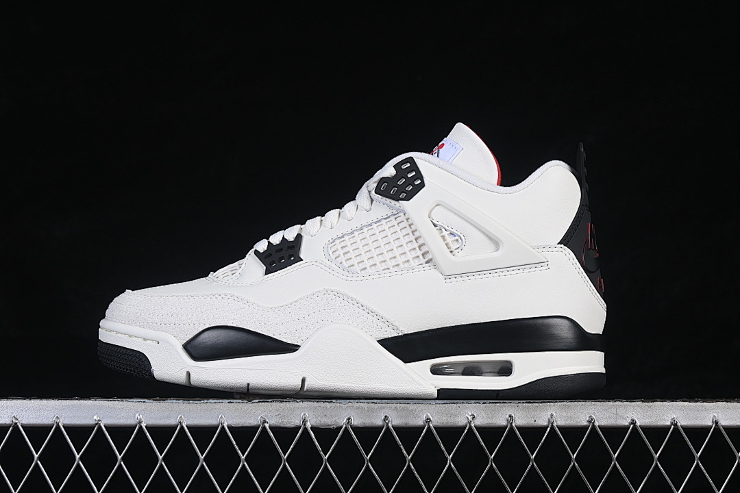 Unbranded [IM4002-100]-[JORDAN 4 RETRO OG SAIL/BLACK/UNIVERSITY RED]-[WOMAN:36-39]-[MAN:40-48.5] - Image 2