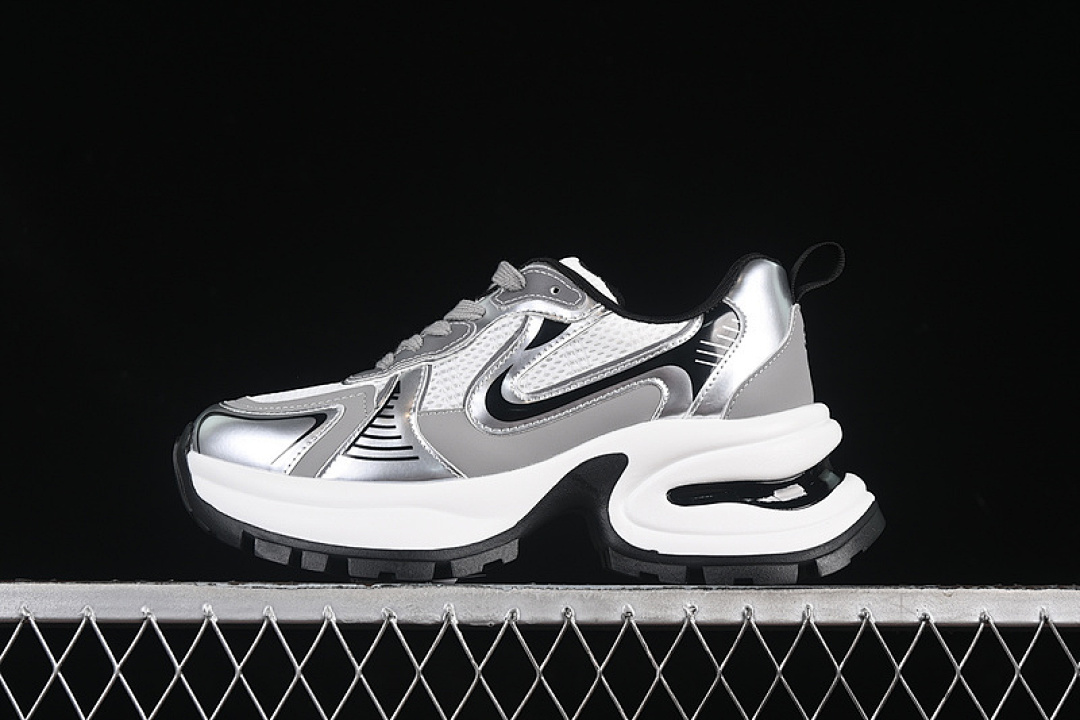 Unbranded [G23X4317]-[GG-CC PLATFORM CASUAL ATHLETIC RUNNING SHOES SILVER/GREY/WHITE]-[WOMAN:35-40], photo 1
