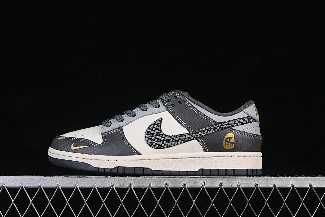 Unbranded [HG0026-012]-[SB DUNK LOW LOW-TOP CASUAL SKATE SHOES WHITE/GREY]-[WOMAN:36-39]-[MAN:40-45], photo 1