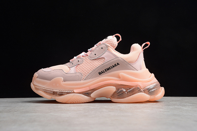 WOMAN:36-40 · TRIPLE S SNEAKER DADSHOE PINK/GREY/BLACK, photo 1