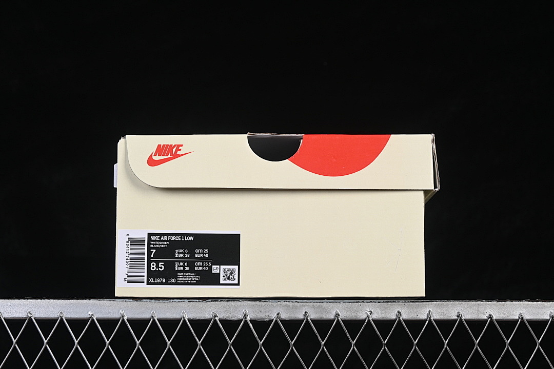 Nike [XL1979-130]-[AIR FORCE 1 07 LOW WHITE/BLACK]-[WOMAN:36-39]-[MAN:40-45] - Image 12